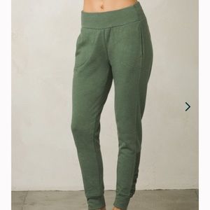 Prana green medium jogger sweatpants